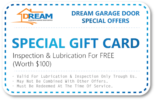 Garage Door Saving Gift Card